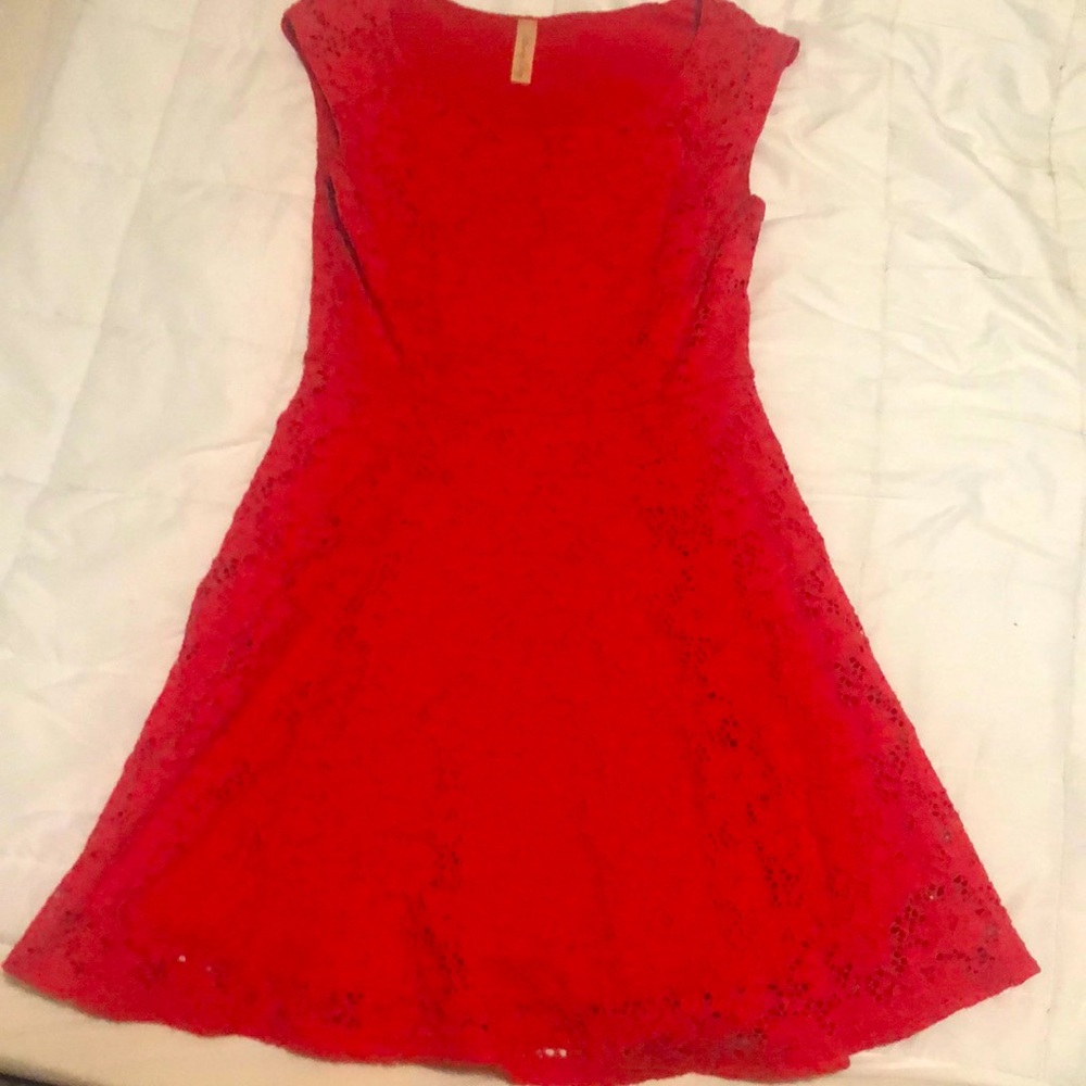 Red dress
